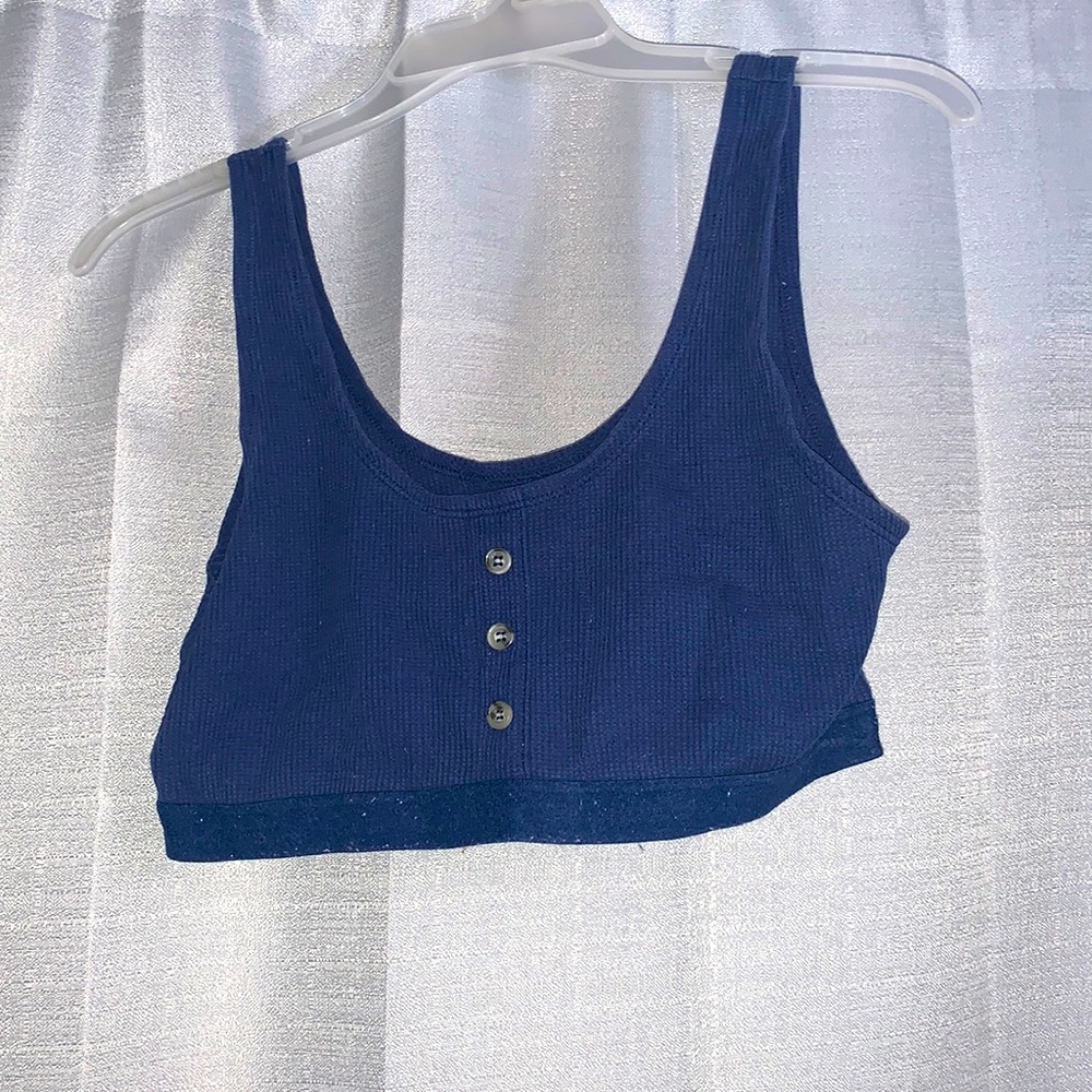 Navy Blue Sports Bra
